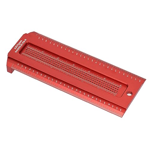 Woodworking Saddle T-Square Ruler 6in, T-Square for Carpenter Work, Layout and Measuring Tools - style: 6inch