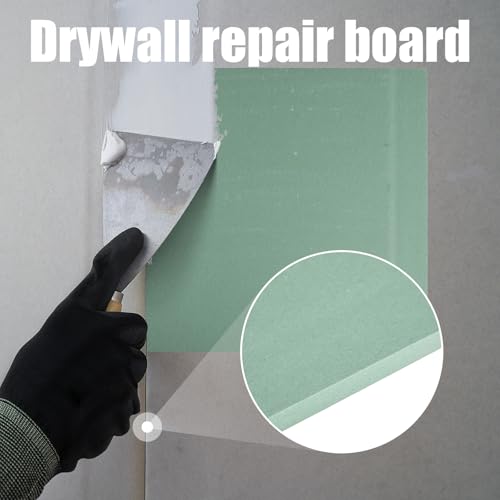 Amylove 2 Pcs 6"x6"x1/2" Drywall Repair Panel for Mend Wall, Green - color: Green, size: 6 x 6 x 1/2 Inch