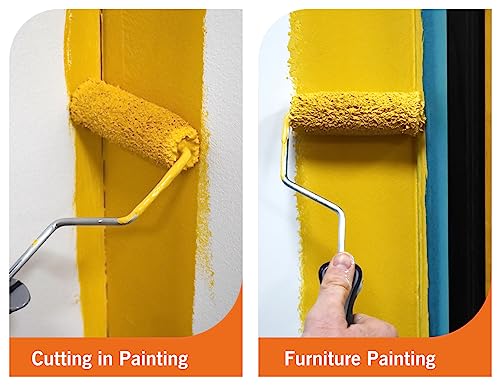 ROLLINGDOG 4" Jumbo Mini Paint Roller Frame - color: paint roller frame(Pack of 1)