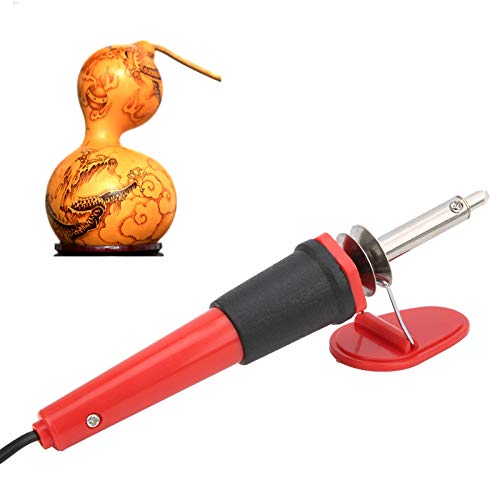 Diydeg 7PCS Wood Burning Kit with Soldering Iron, 400℃ Wood Burning Pen, Professional Engraving Electric Carving Pyrography Tool with Stand for DIY Creation, Embossing Pyrography(US 110V)