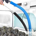 2Pcs Dryer Vent Cleaner Kit, Lint Brush & Universal Vacuum Hose Blue | Universal Flexible Hose Without Whistling Noise | Reach Deep Traps - Remove Hidden Lint, Speed Drying & Reduce Fire Risk - color: Blue