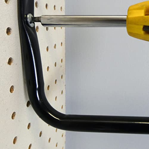 Shepherd Hardware 8090E Heavy Duty Steel Garage Storage/Large Utility Hooks, 4 Pack,Black - color: Black, size: 7.5"