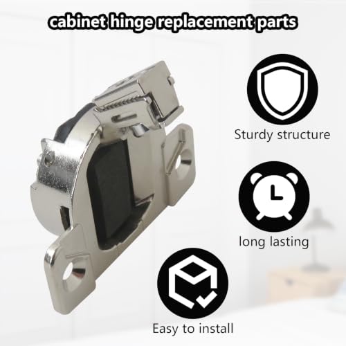 110 Degree Compact 33 Hinge, Compatible with Blum Cabinets, 8-Pack | Replacement for blum cabinet hinges，Cabinet Door Hinges Screws Directly Into 16-19mm Doors, Mounting Plate Sold Separately