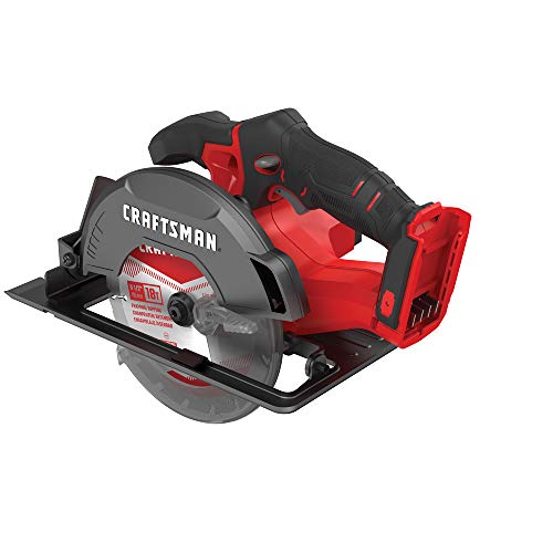 CRAFTSMAN V20 Cordless Circular Saw, 6-1/2 inch, Bare Tool Only (CMCS500B)