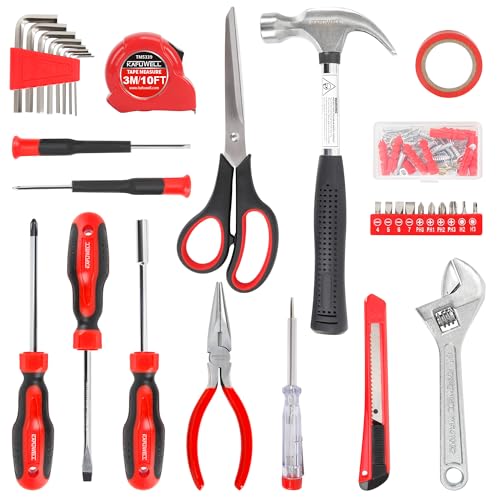 32-Piece Basic Home Repair Tool Kit with Toolbox