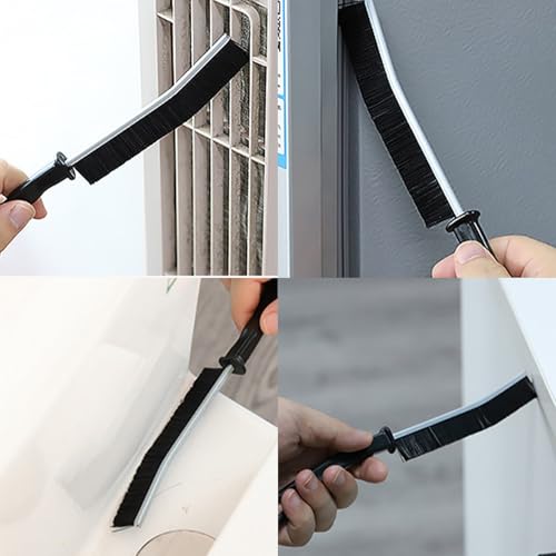 10 Pcs Crevice Cleaning Brush Set, Hard Bristle Narrow Gap Brush Home Tile Grout Scrub Brush Sink Faucet Window Frame Tight Spaces Corners Cleaner Tools for Kitchen Bathroom Toilet