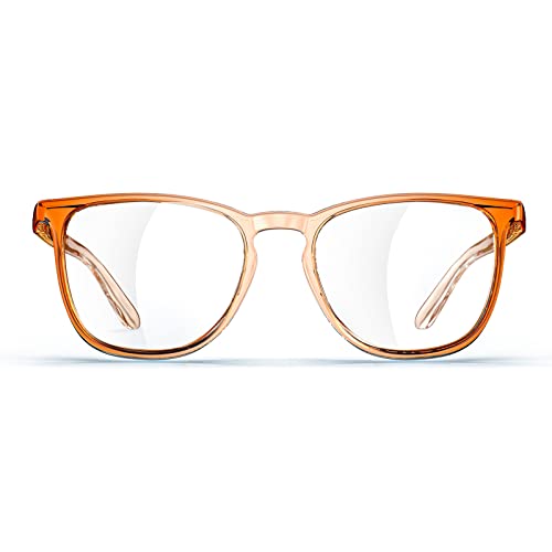MORK&SUKY Safety Glasses, Stylish Goggles With No Fog Lense, Alternatives To Regular Protective Eyewear For Lab and Nursing. - color: Orange
