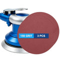 3 Pack 10 Inch PSA Sanding Discs 150 Grit Aluminum Oxide Red - size: 150 grit