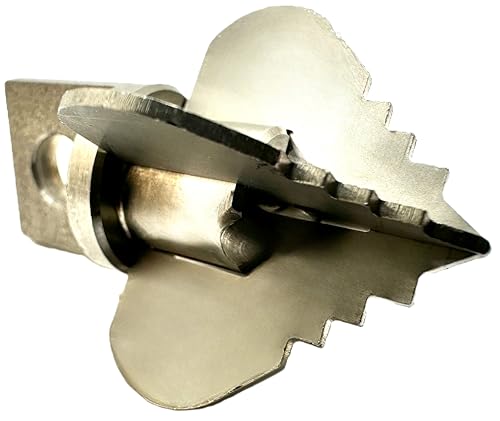 Flow Fixer Drain Cleaner Cutter Head 1-1/4", Spear, for 1-1/2" - 2" Pipes - style: 1-1/4" Four Flute (for 1-1/2" - 2" pipes)