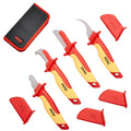 FESA 4-Piece Insulated Dismantling Cable Knife Set