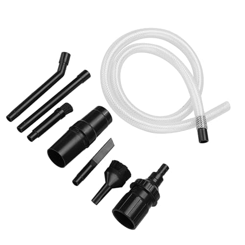Agatige 9PCS Micro Vacuum Attachment, Universal Mini Plastic Car Vehicle Cleaning Kit Cleaner Attachments Micro Tool for Home Office Car Workshop