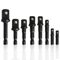 8-Piece Impact Sockets Adapter Sets, Hex Shank 1/4" 3/8" 1/2" - color: 8 Pcs Impact Sockets Adapters