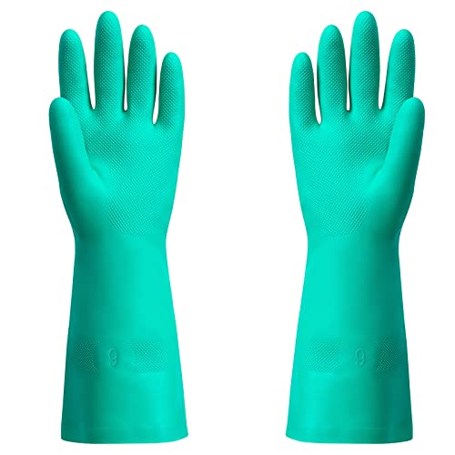 ThxToms Chemical Resistant Nitrile Gloves, Latex Rubber Free, 1 Pair, L - size: Large (Pack of 1)