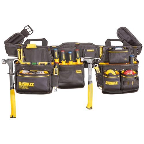 DEWALT Tool Belt, Durable, 26 Pocket Professional Belt (DWST540601) - size: One Size, style: Tool Rig