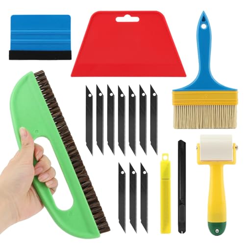 Wallpaper Smoothing Tool kit 17Pcs Wallpaper Tools Kits Smoother Tools Set