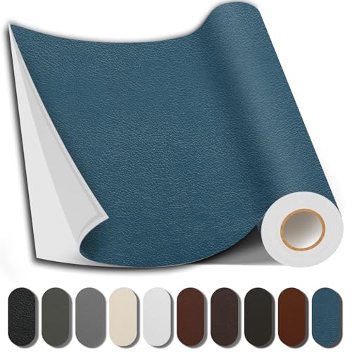 Leather Repair Kits, Large Vinyl Repair Patch for Couches Furniture - color: Blue, size: 17X79 inch