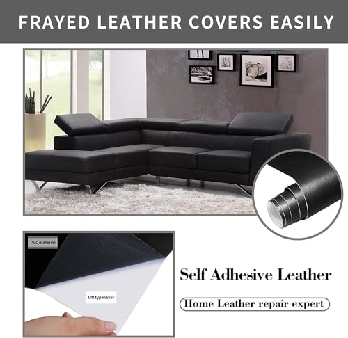 Leather Repair Patches, Self Adhesive Vinyl for Couches Furniture