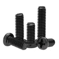 50 PCS Stainless Steel VESA TV LCD Monitor Mounting Phillips Head Screws M6 x 12mm Black - size: M6x12 - Black 50pcs
