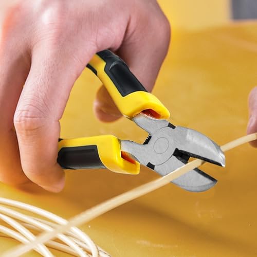 Precision Wire's Cutters Heavy Duty Pliers - Side Cutters, Cutting Pliers, Wire's Cutter Plier, Wire's Snips, Side Cutter Plier, Wire's Cutters for Crafting. (6 inch) - size: 6.5 Inch
