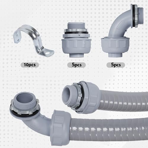 Liquid-Tight Conduit 1-1/2 inch 25ft w/UL Certification - size: 1-1/2inch 25ft