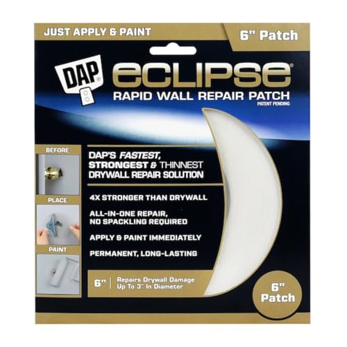 DAP Eclipse Rapid Wall Repair Patch, 6 in (7079809165) - size: 6 Inch