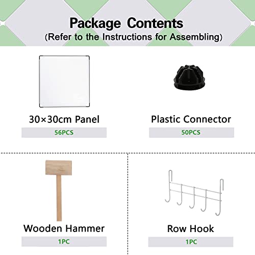 C&AHOME 16 Cube Storage Organizer Cube Shelves Units Storage Cubes, White - color: Transparent White
