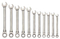 Williams WS-1121NRC Combo Ratcheting Wrench Set, 3/8-Inch - 1-Inch, 11-Piece - size: 3/8 - 1 Inch (11 Pieces)
