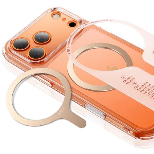 ESR for MagSafe Sticker, MagSafe Ring for iPhone 17, Samsung Galaxy - color: Titanium