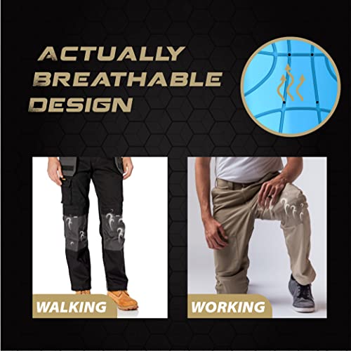 Breathable No Strap Knee Pad Insert for Work Pants/Bibs, Uniforms, and Tactical Pants, Heavy Duty Pocket Knee Pads for Construction, Flooring, Gardening, and Garage, 11.5''×7.9''×0.45'', Blue 3 Pairs - size: 3 pairs 11.5''×7.9''×0.45''
