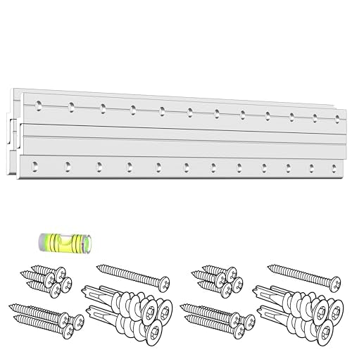 Z Clips 12" 2 Pack - French Cleat Picture Hanger - Wall Mirror Mounting Bracket - Flush Mount Hanging Kit for Shelf, Painting, Frames, Cabinet, Soundbar, Whiteboard or Headboard - 60 lb - size: 12" 2 Pairs, style: Regular