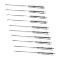 Utoolmart Steel Wire Cleaning Brush, Spiral Power Tube Cleaning Tool, Bottle Brush, 0.5-inch Diameter 12-inch Length, 10pcs - color: 10pcs, size: 1.2cm