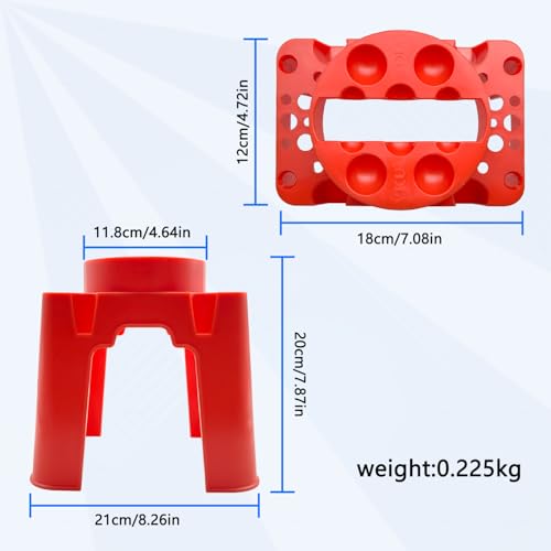 ZKTOOL 4Pcs Valve Piston Funnel Parts Display Rack - color: 4Pcs