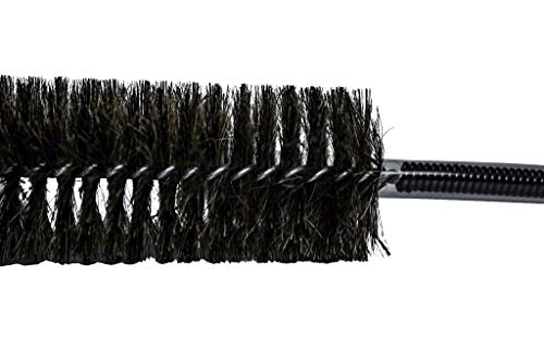KONEX Flexi-Clean Pro Flexible Dryer Vent Cleaning Brush – 33” Long Horsehair Coil & Lint Trap Cleaner for Refrigerator Coils, Dryer Vents, Appliance Maintenance & Tight Spaces