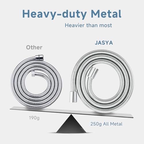 59Inches 304 Stainless Steel Shower Hose Extra Long Chorme - color: Chrome, size: 59 Inches