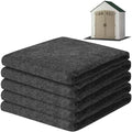 ToLanbbt Outdoor Storage Shed Floor Mat, 14 x 10 FT Waterproof Carport Mat, Washable Furniture Pad with Non Slip Backing for Dust, Oil, Protection, Storage Shed Not Included - size: 14 x 10 FT