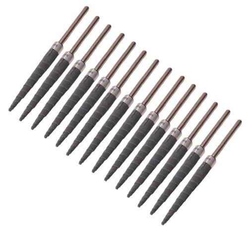 Cone Sanding Drum Bits Set 180-7000 Grit Drill Sanding Attachment for Wood Jewelry Metals Stones etc. (SP, 14) - style: SP