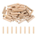 PATIKIL 95 Pcs Wood Dowel Pins 1/2" x 2 3/8" Fluted Wooden Dowels Hardwood Pegs for Woodworking Furniture DIY Crafts Projects Door Art - size: 1/2" x 2 3/8"
