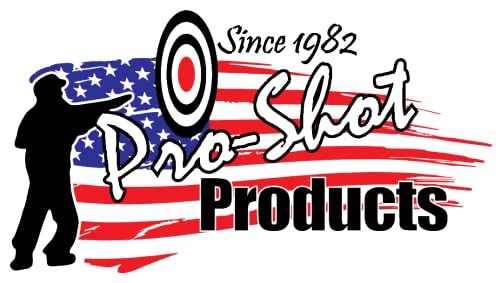 Pro-Shot Nylon Bore Brushes: Heavy-Duty Nylon Bristle & Brass Core Pistol, Rifle & Kit Brushes – Oversized Fill, Solvent-Resistant, Multi-Caliber Compatibility, American Standard Threads, Made in USA