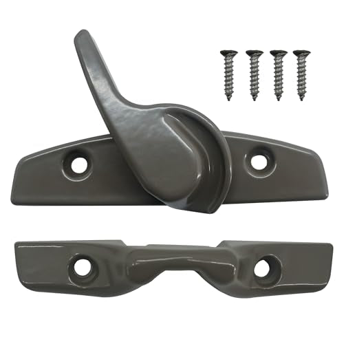 Zinc Sash Lock and Keeper fit for Andersen Sash Lock & Keeper 1968 to Present in Stone Color - color: in Stone Color