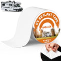 WELLUCK RV Roof Sealant Tape Camper Roofing Repair Tape, 6 Inch X 50 Foot Natural White RV Tape for Roof Repair Camper Trailer Boat Sealing Leak Repair, UV & Waterproof - style: 6 Inch X 50 Foot White