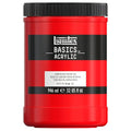 Liquitex BASICS Acrylic Paint, 32-oz Jar, Cadmium Red Medium Hue - color: Cadmium Red Medium Hue, size: 32 Fl Oz (Pack of 1)