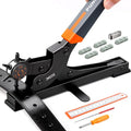 XOOL Revolving Punch Plier Kit, Leather Hole Punch Set for Belts, Watch Bands, Straps, Dog Collars, Saddles, Shoes, Fabric, DIY Home or Craft Projects, Heavy Duty Rotary Puncher, Multi Hole Sizes Make - style: Upgrade