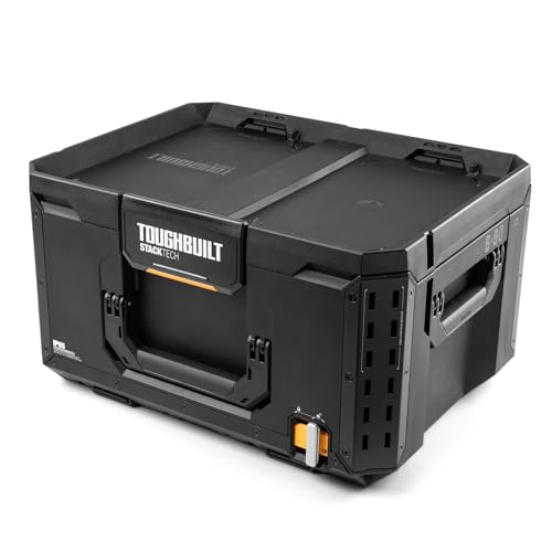 ToughBuilt StackTech Large Stackable Tool Box with Lock Points, IP65 Rated - size: Compact