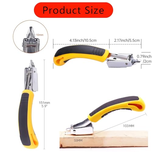Staple Remover, Staple Puller Tool, Upholstery and Construction Heavy Duty Staple Remover, Strength Staple Puller Removing All Kinds of Staples(2 pcs) - style: Style2