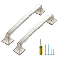 30 Pack Kitchen Cabinet Handles 5 Inch Brushed Nickel Cabinet Pulls - color: Brushed Nickel, size: 5 Inch Hole Centers