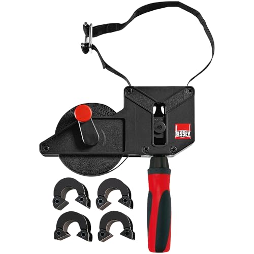BESSEY VAS-23+2K-CB, 23 ft Variable Angle Strap Clamp with 4 Clips