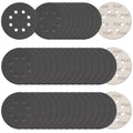 100Pcs 5 Inch Sanding Discs Hook & Loop 8-Hole Wet Dry Sandpaper 240 Grit - style: 100Pcs 240 Grit