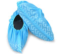 Disposable Boot Covers Non Slip Clean Home Shoe Covers - color: Blue, size: Large