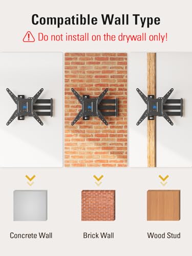 Mounting Dream Long Arm TV Wall Mount for Most 26-65 Inch TVs Full Motion - size: 26"-65" TV