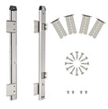 FRMSAET Heavy Duty Under Mount 12/14/16/18inch Drawer Slides-12 inch Silver - color: Silver, size: 12 Inch